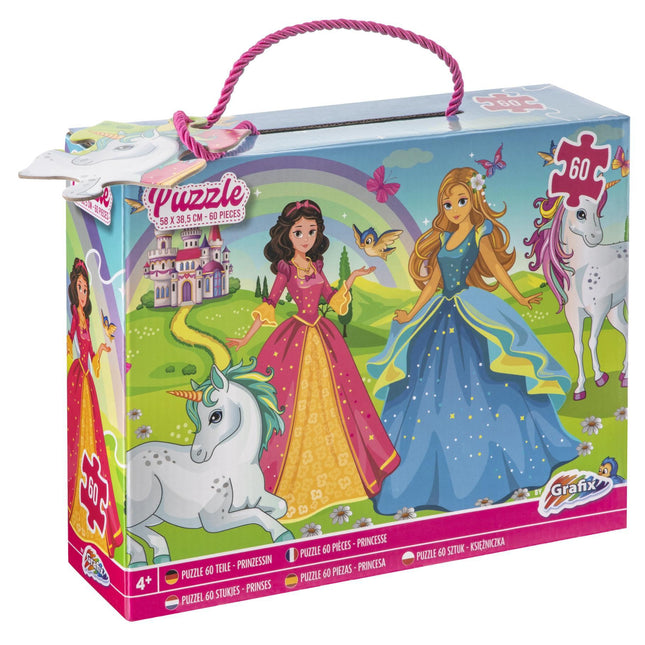 PRINSESSEN | Kinderpuzzel - 60 Stukjes