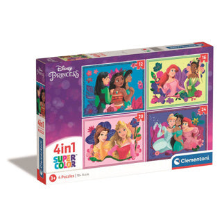 PUZZEL DISNEY | 4 in 1 | Prinsessen Puzzel