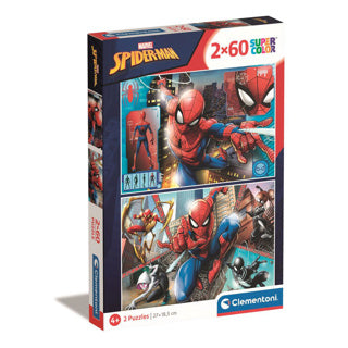 SPIDERMAN | Puzzel - 2x 60 Stukjes