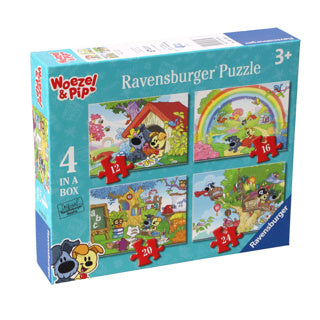 WOEZEL & PIP | Ravensburger Puzzel 4 In 1 - 12 t/m 24 Stukjes