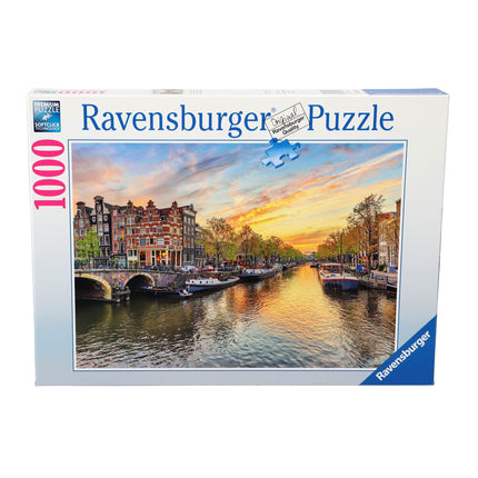 RAVENSBURGER | Puzzel Amsterdamse Grachtenoever - 1000 Stukjes