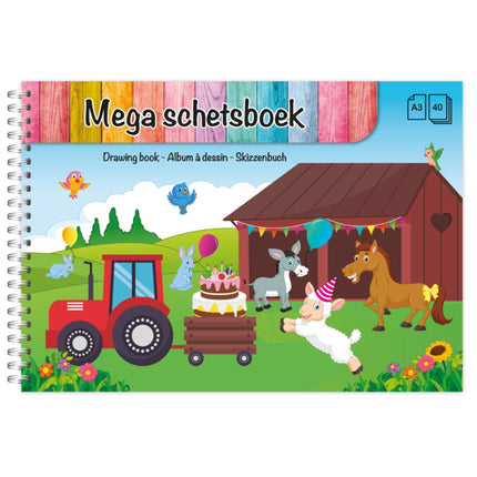 SCHETSBOEK | A3 Ringband - 40 Pagina's