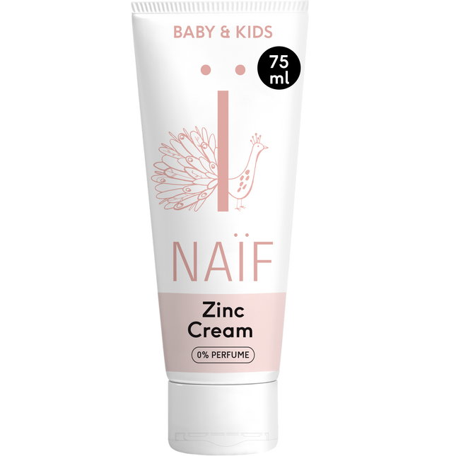 NAÏF | ZINC CRÉME | 0% PARFUM | 75ML