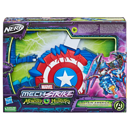 NERF MARVEL | MECH STRIKE MONSTER HUNTERS | CAPTAIN AMERICA