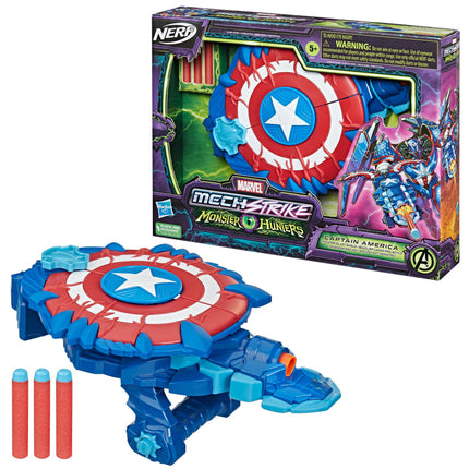 NERF MARVEL | MECH STRIKE MONSTER HUNTERS | CAPTAIN AMERICA