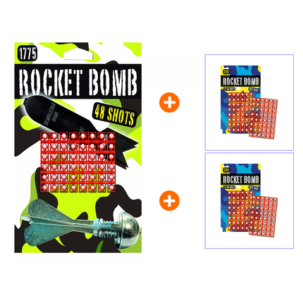 Rocket Bomb Metaal | BUNDELVOORDEEL!